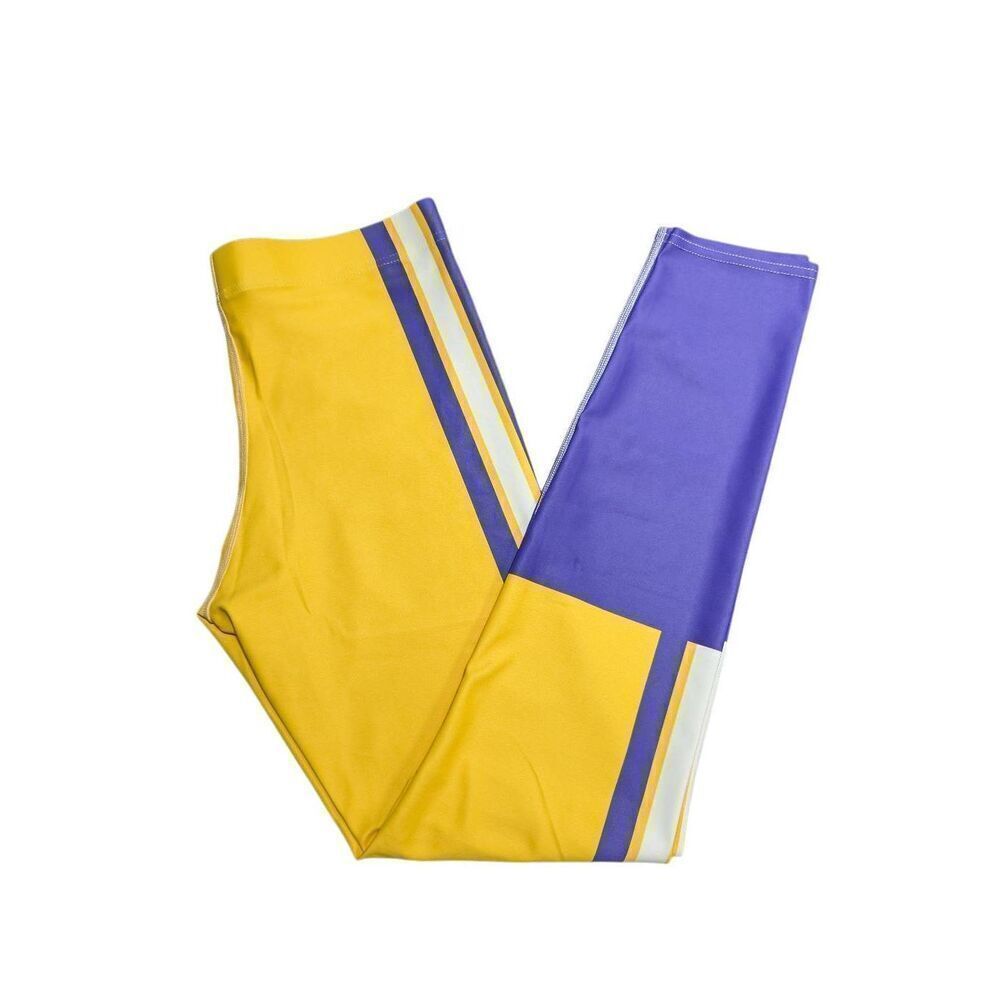 Squeaky Chimp Louisiana State LSU Tigers College Football Leggings Women's Large